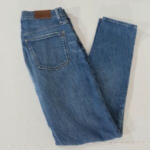 Madewell The High-Rise Slim Boyjean in Moorland Wash